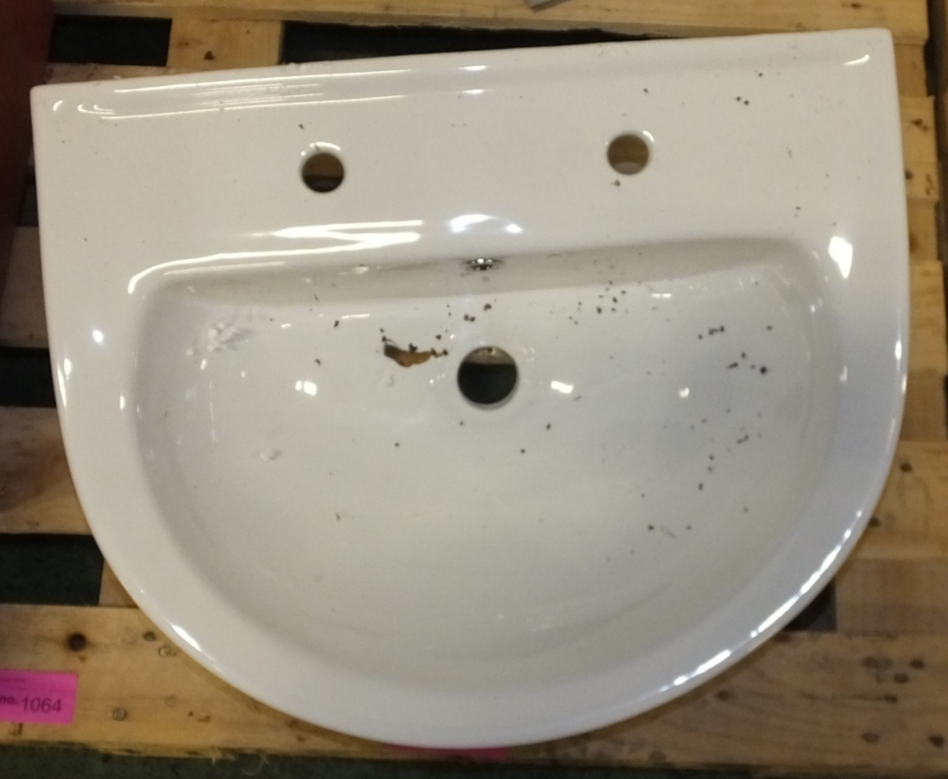 2x Ceramic Sink Basins - Image 3 of 3