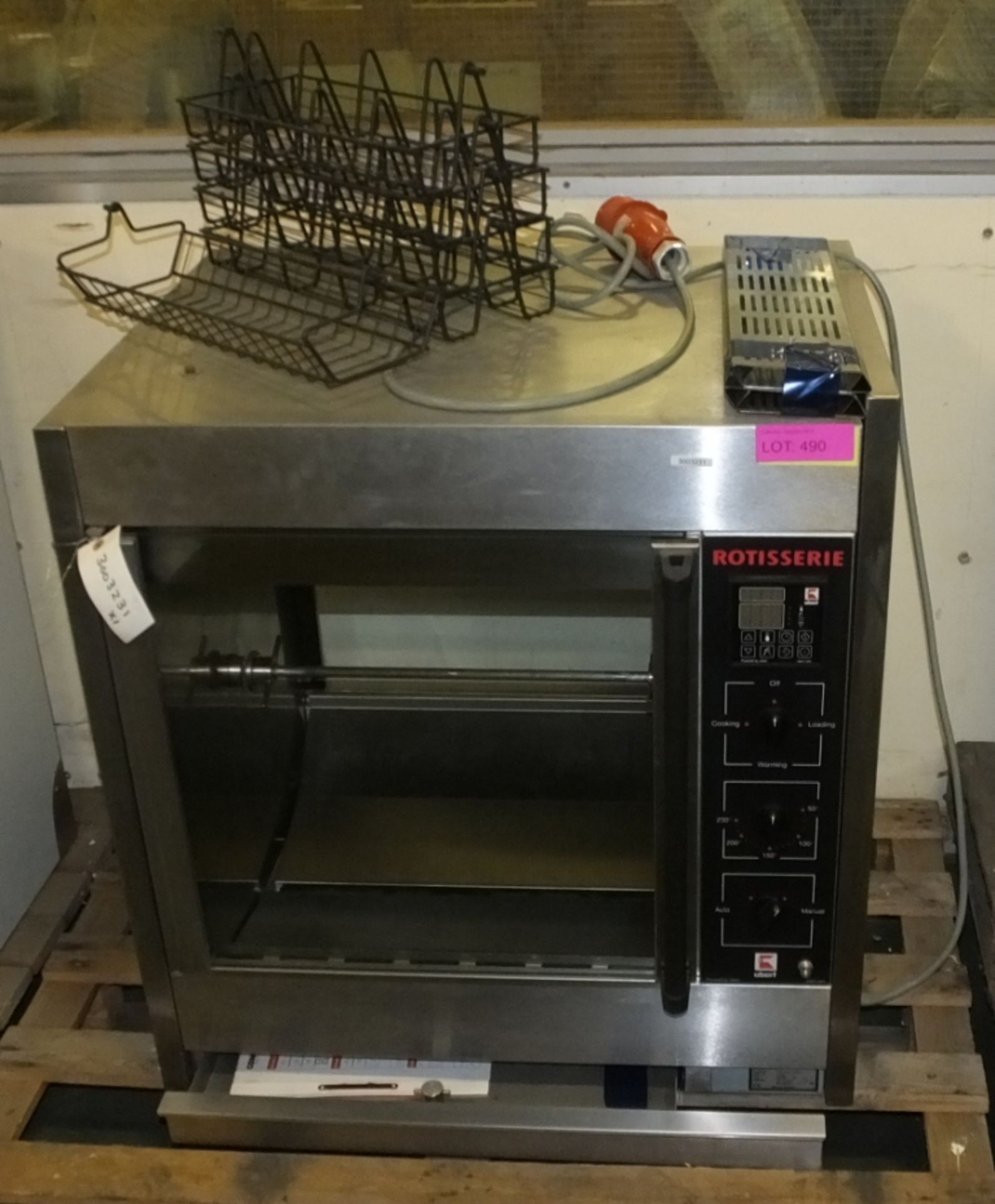 Ubert RT305 Compact Rotisserie oven - 400v 3 phase