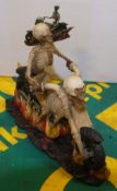 Skeleton on Motorbike Ornament