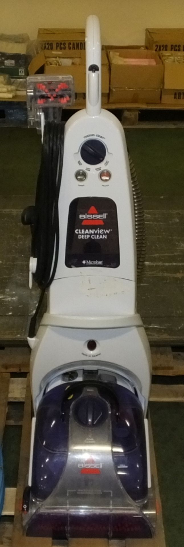 Bissell domestic carpet cleaner - clean view - upright
