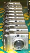 10x Canon Powershot A520 digital cameras