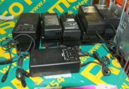 10x Nikon MH-16 Quick Chargers, 3x Nikon MH-15 chargers