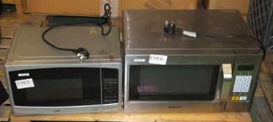 2x Commercial Microwaves - Samsung, Logik