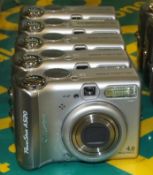 5x Canon Powershot A520 digital cameras