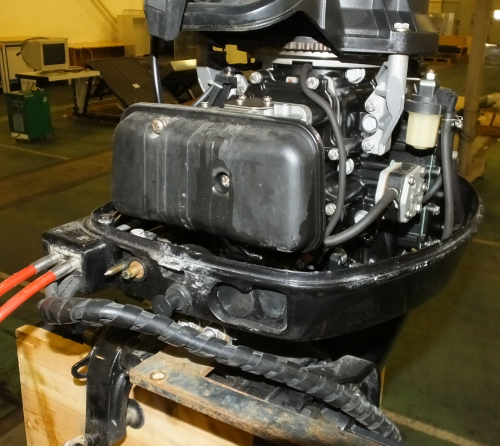 Parsons Electric Start 40HP 2 stroke Outboard engine - low hours - T40FW, with stand - Bild 6 aus 11