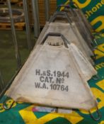 4x Land Mine Markers - H&S 1944 - WA 10764