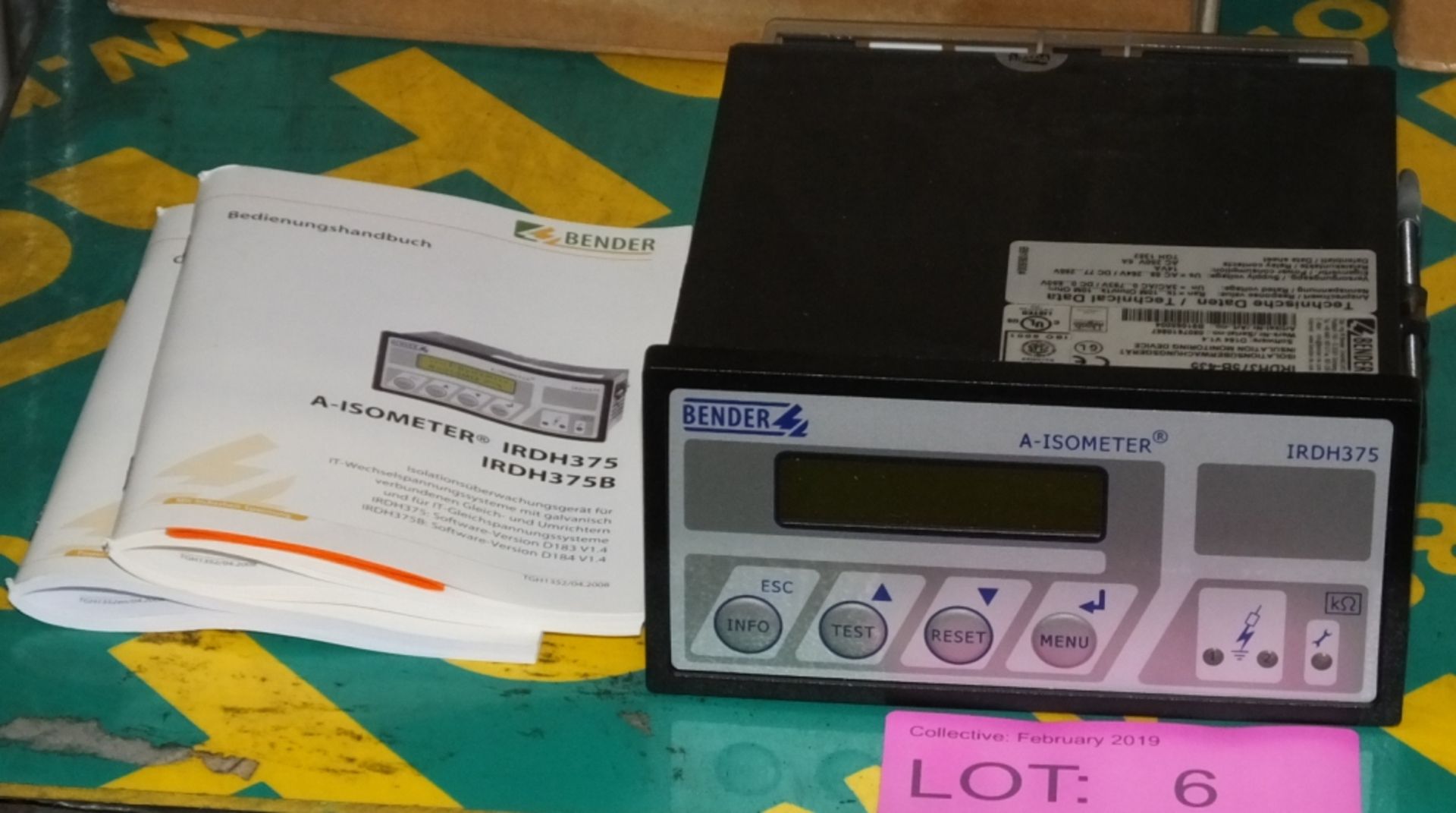 Bender IRDH3578-435 LIM A-Isometer Insulation Monitor