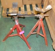 2x Axle stands