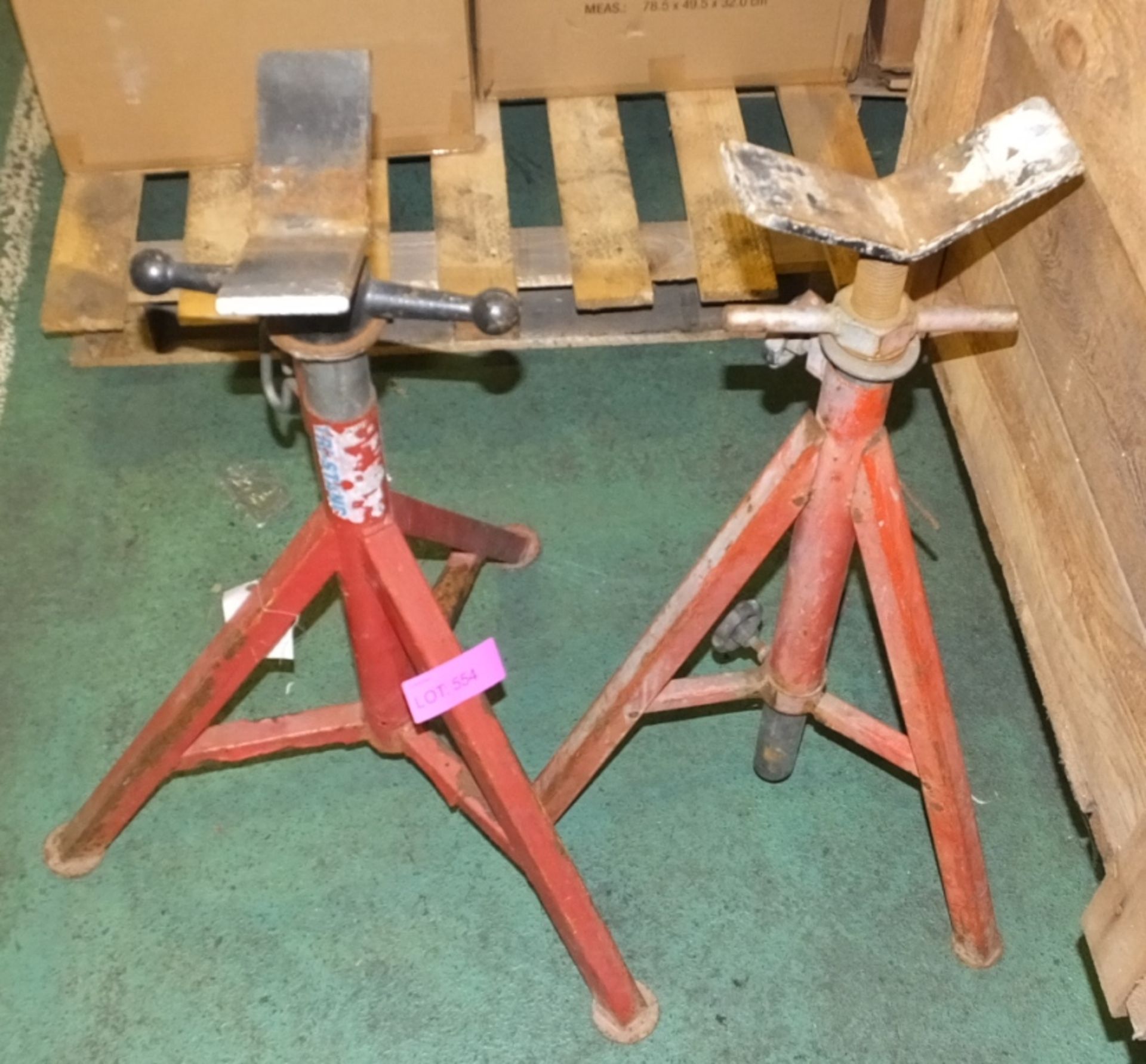 2x Axle stands