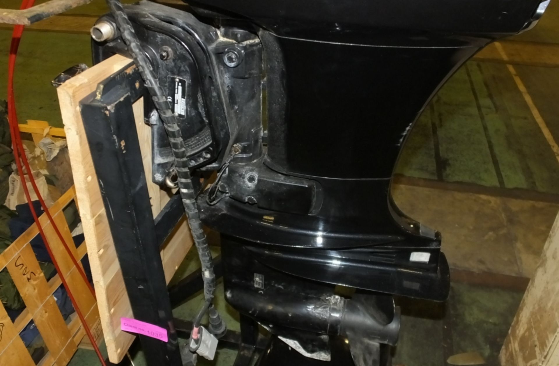 Parsons Electric Start 40HP 2 stroke Outboard engine - low hours - T40FW, with stand - Bild 3 aus 11