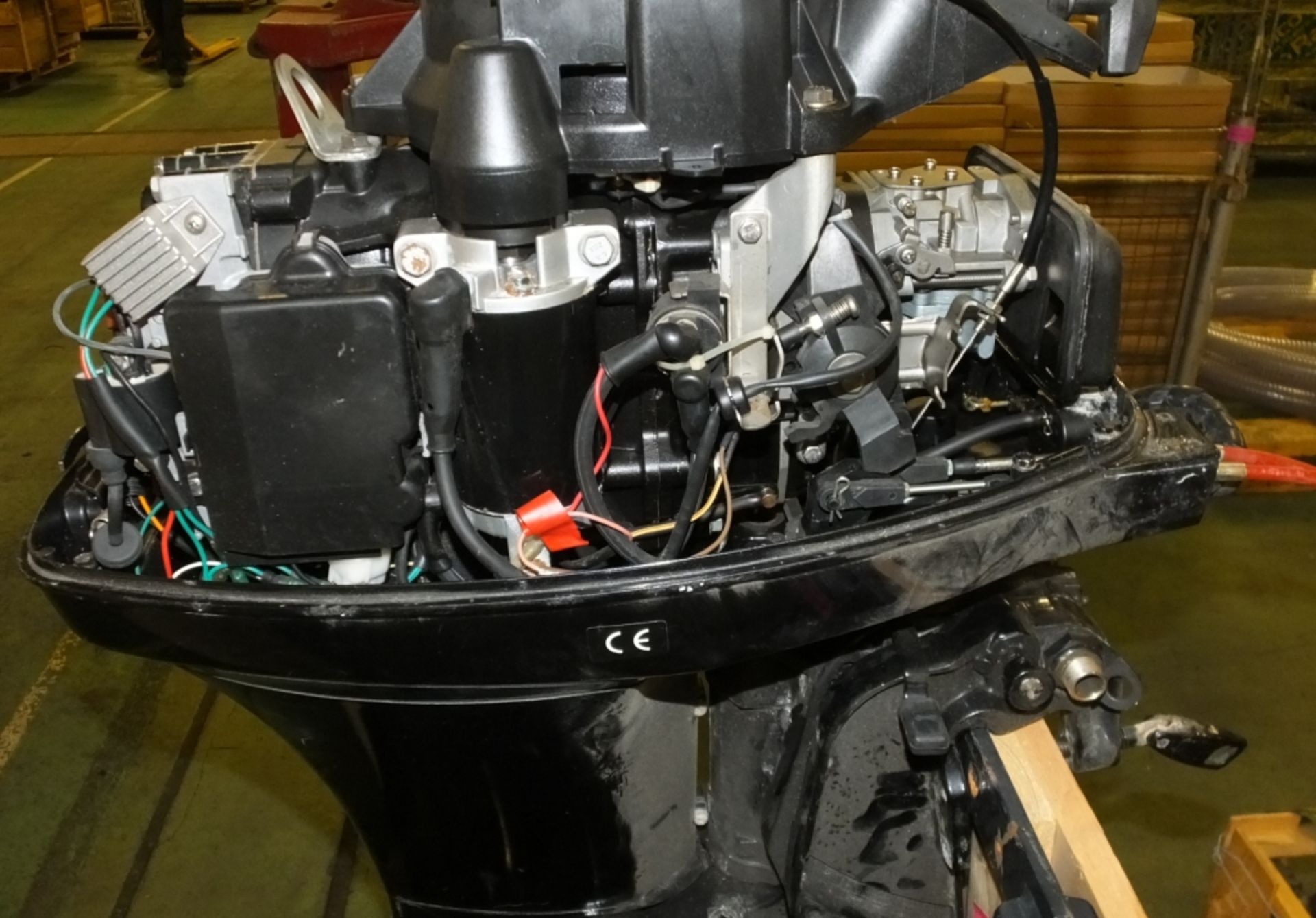 Parsons Electric Start 40HP 2 stroke Outboard engine - low hours - T40FW, with stand - Bild 9 aus 11