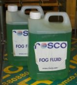 2x 5 Ltr bottles of Rosco Fog Fluid