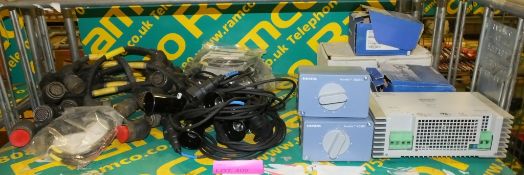 Omron power supply, Siemens Acvarix SQS85, cable assemblies