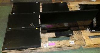 Samsung UE32H5500AK - Monitor, 4x Samsung S22A200B - Monitors