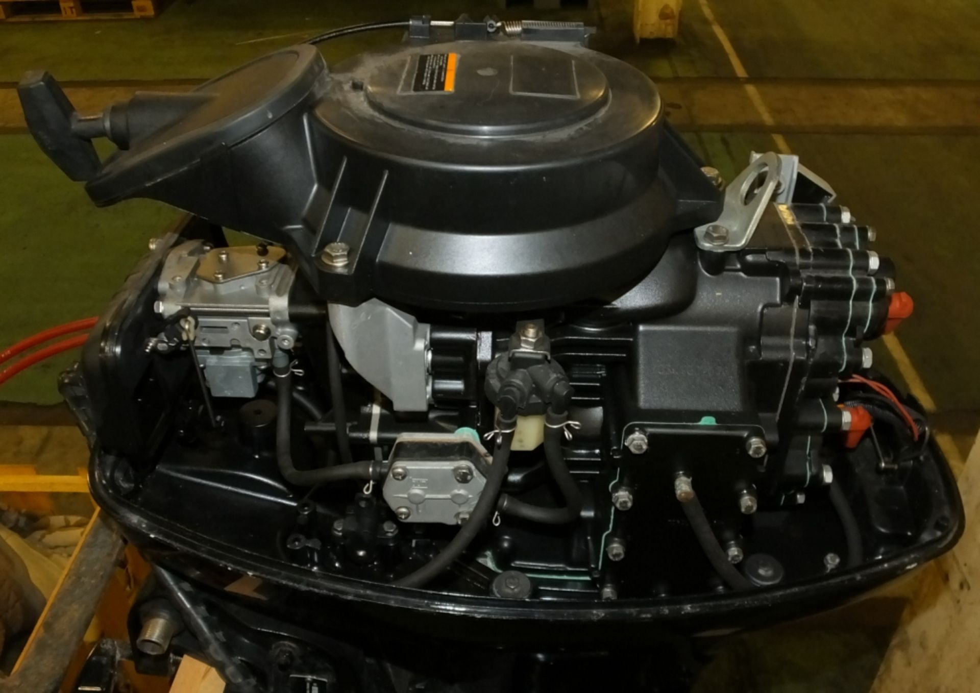 Parsons Electric Start 40HP 2 stroke Outboard engine - low hours - T40FW, with stand - Bild 2 aus 11