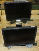 2x DELL E176FPf - Monitors