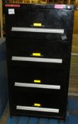 4x Drawer tool cabinet