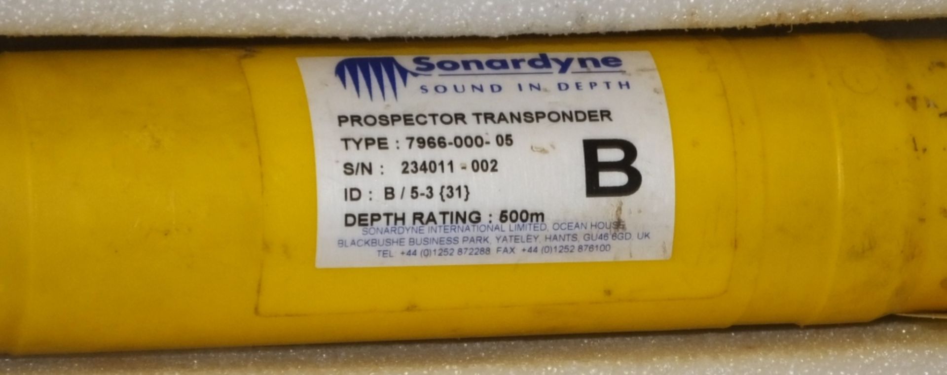 Ex-MoD Sonardyne ISBL System - 1x USBL Transceiver type 8024-000-01 SN 233933-001, 4x Pros - Image 5 of 7