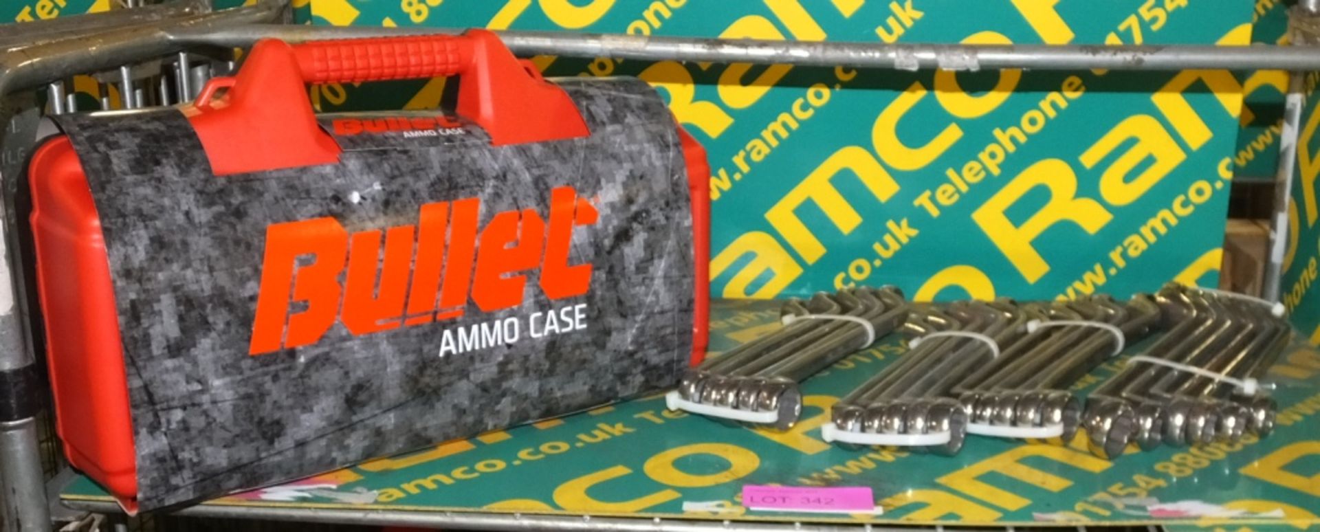 Bullet Ammo Tool case, Ring Spanners