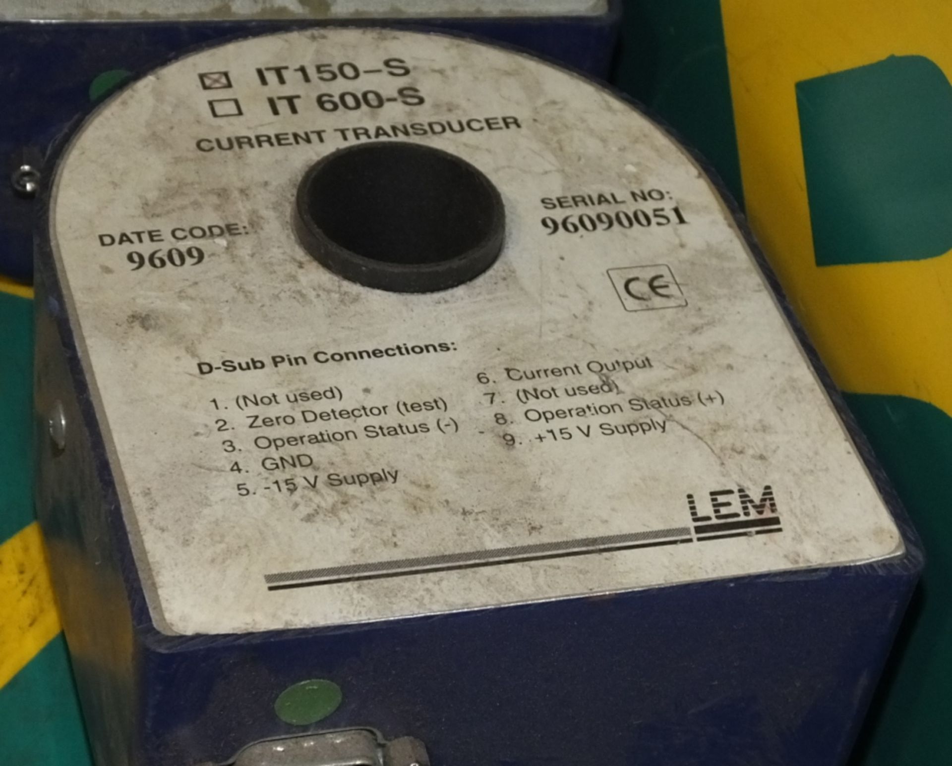 6x LEM Current Transducers, Heavy duty sockets, Transistors - Bild 3 aus 5