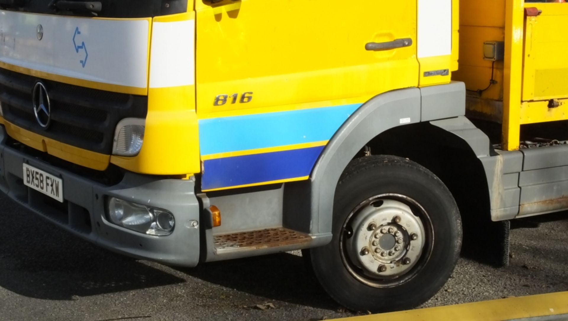 Ex Motorway Incident Cone Laying Truck - Mercedes Blue Tech 4 7.5T Mercedes Atego, 58 Plat - Bild 12 aus 12