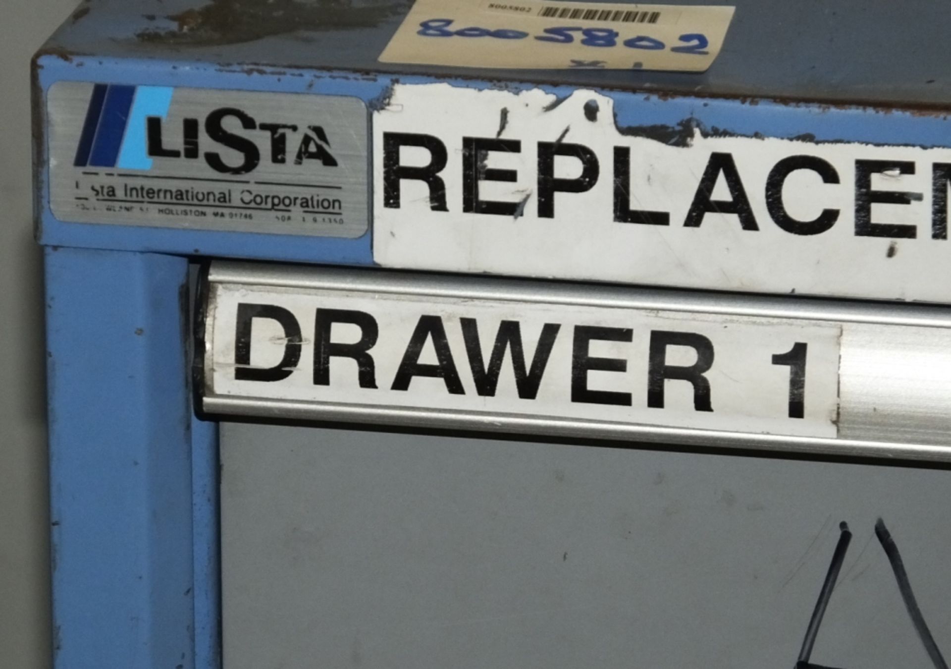 8 Drawer LIsta tool cabinet - Bild 2 aus 2