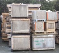 Large consignment of Wooden Transit/Storage Crates - Various Sizes. COLLECTION ONLY.