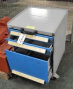 3 Drawer Tool Cabinet W500 x D560 x H730mm.