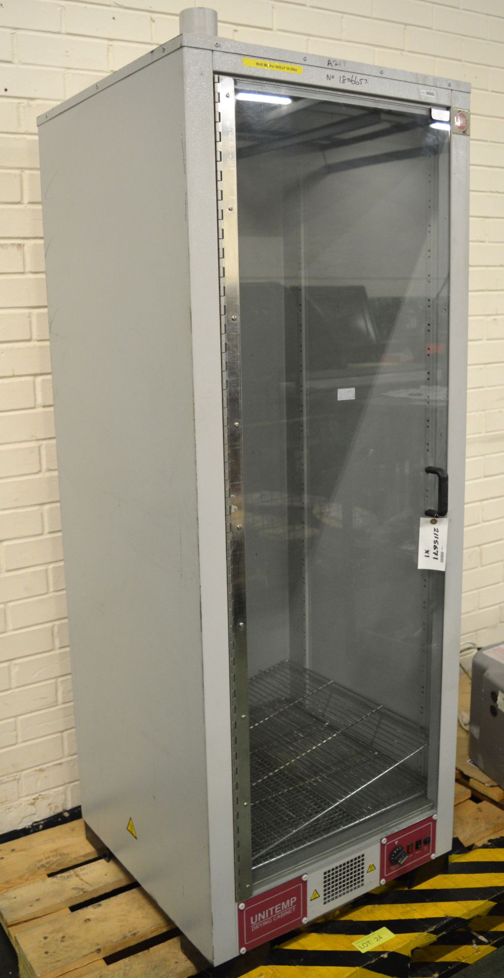 LTE Unitemp Drying Cabinet 640 wide x 620 deep x 1900mm high.