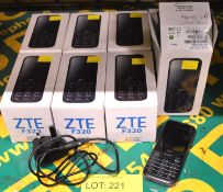 8x ZTE F320 Mobile Phone Boxed.