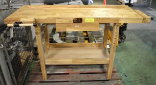 SIP Industrial Woodwork Bench L1490 x W630 x H860mm.