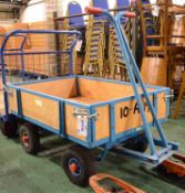 4 Wheel Trolley 1060 x 700mm excl. Handle.