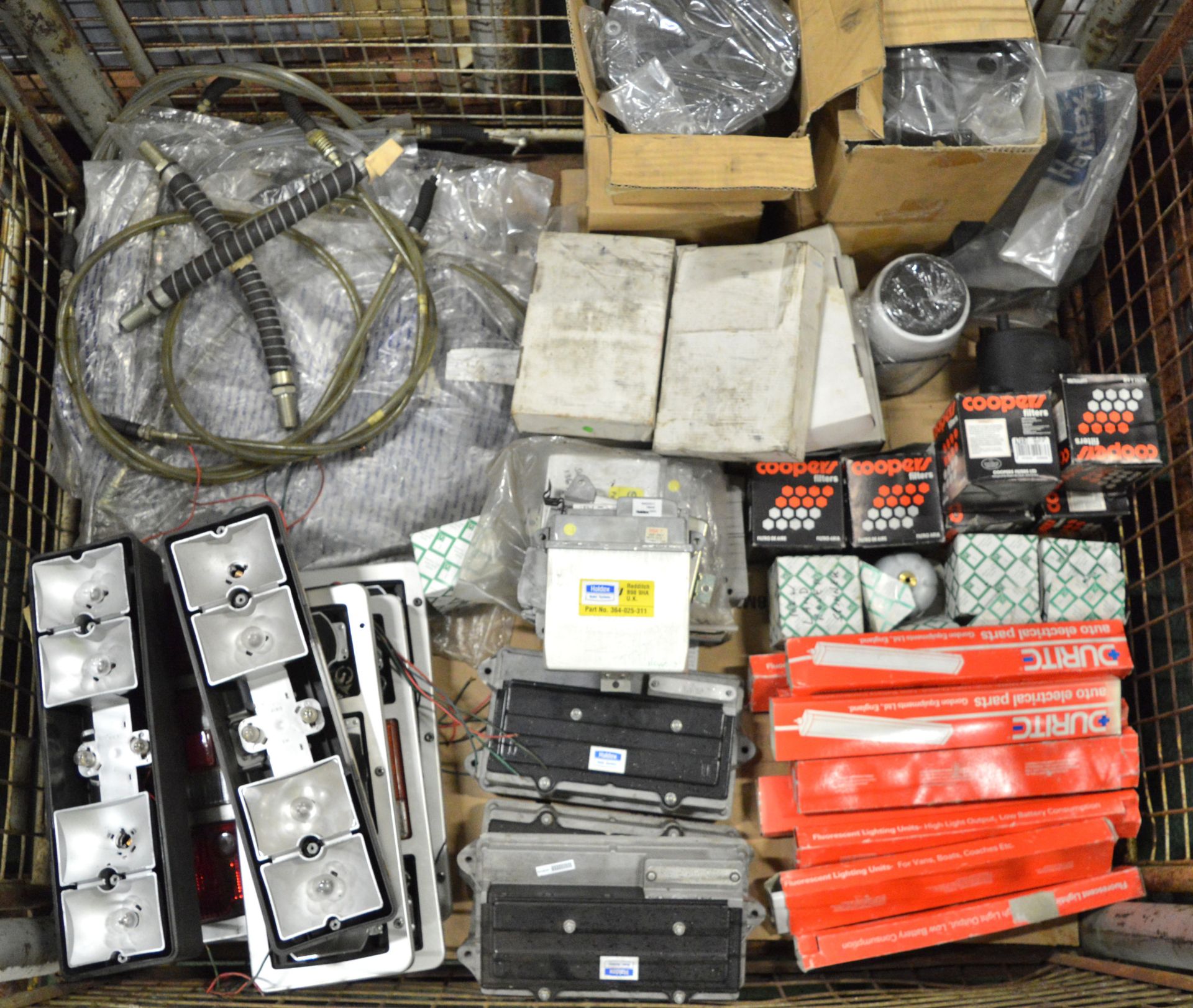 Filters, Tail Lights, Fluorescent Lights, Vehicle ECU, Air Dryer, Hoses.