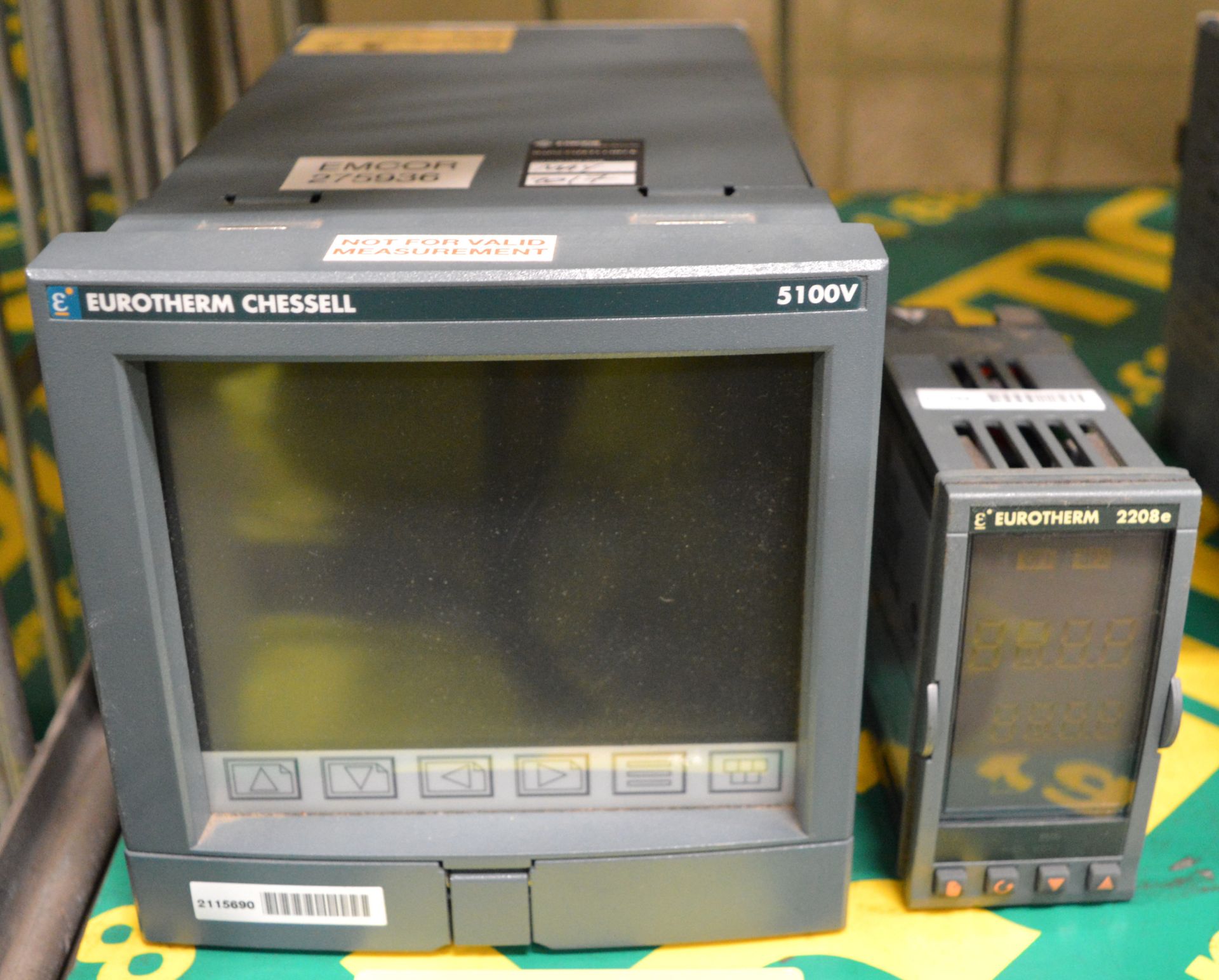 Eurotherm Chessell 5100V - Display Unit. Eurotherm 2208e - Digital Display Unit.