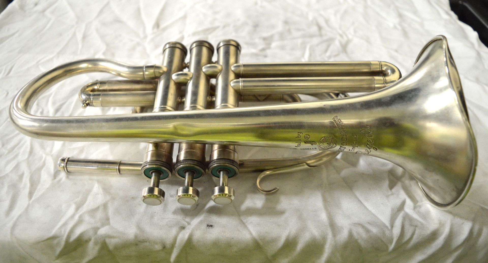 Boosey & Hawkes Regent Cornet - Damage to horn. - Image 2 of 2