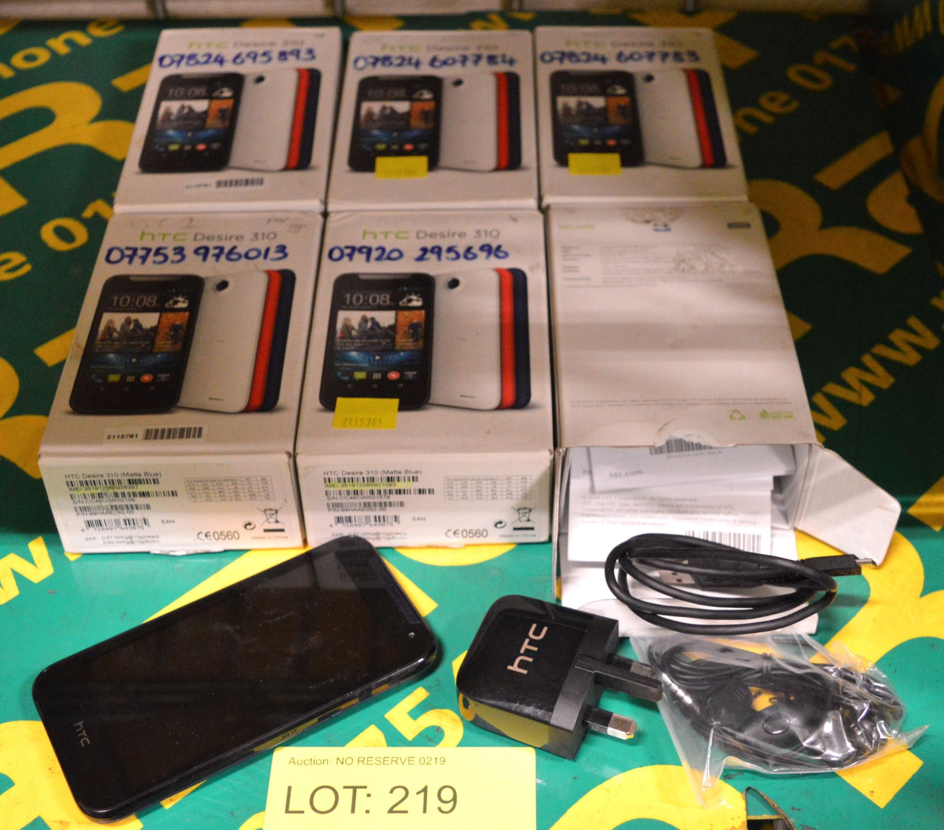 6x HTC Desire 310 Mobile Phone Boxed.