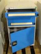 3 Drawer Tool Cabinet with Cupboard Under W500 x D530 x H800mm.