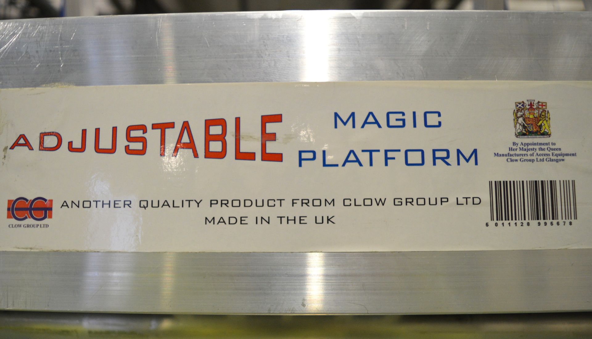 Clow Group Mobile Adjustable Platform Stepladder. - Image 2 of 2