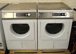 2x Miele Professional PT 7136 Virio Tumble Dryer,