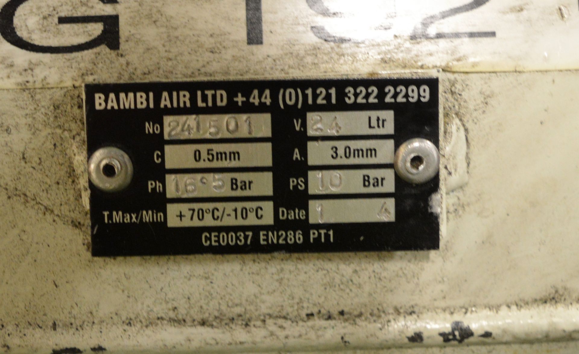 Bambi Silent Compressor 24ltr. - Image 3 of 3