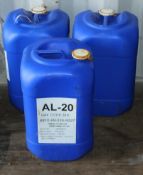 3x AL-20 Etane Diol (Ethylene Glycol) 25ltr. COLLECTION ONLY.