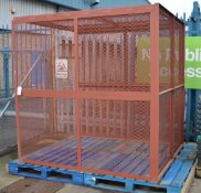 Steel Cage - Open one end L 2000 x W 1800 x H 2000mm.