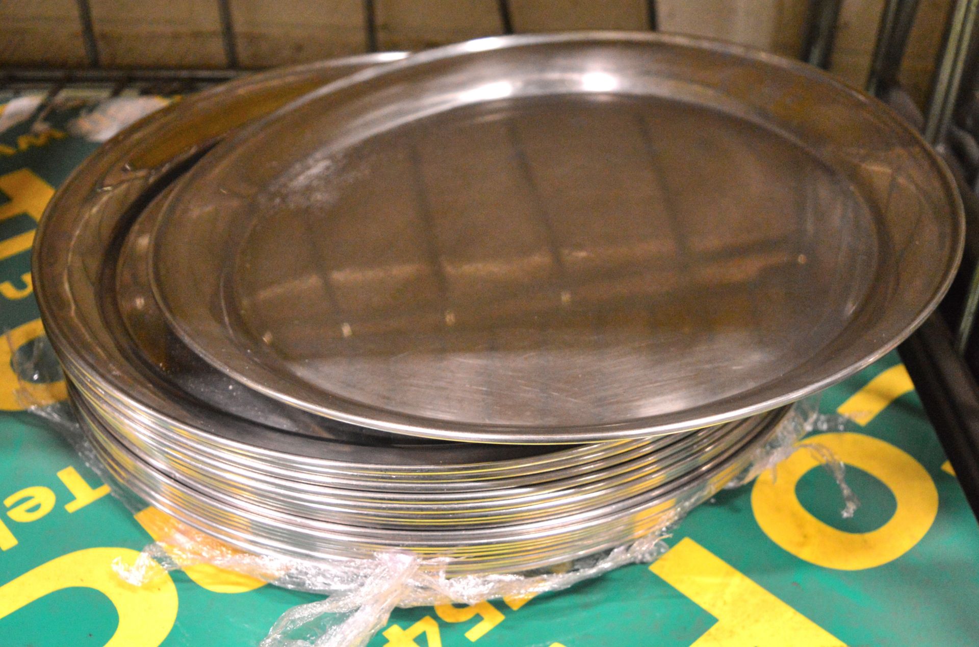 16x Stainless Steel Trays.