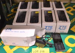 9x ZTE F320 Mobile Phone Boxed.