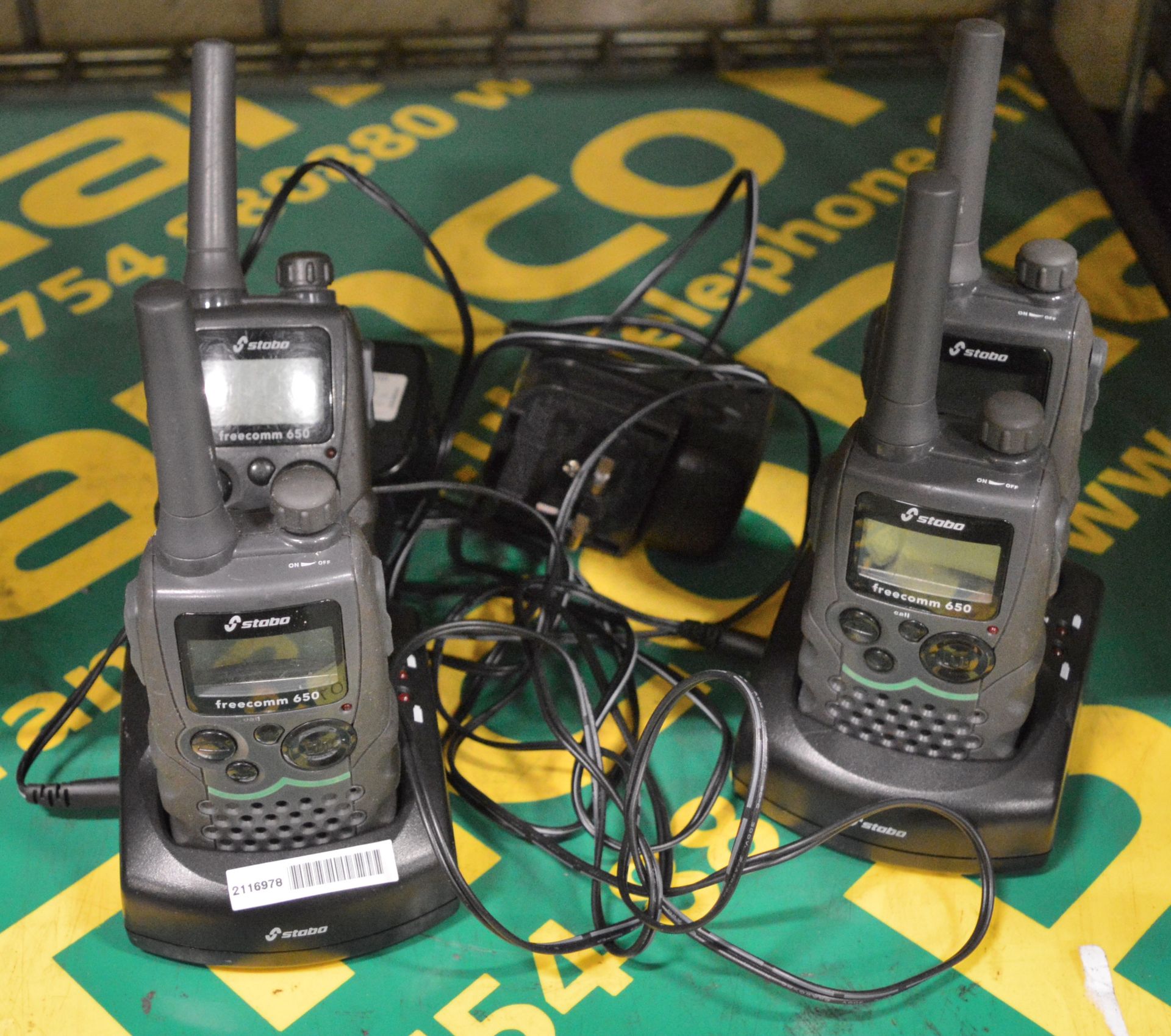 4x Stobo Freecomm 650 Walkie Talkie.