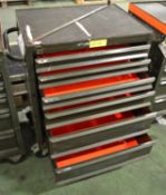 Mobile Tool Chest W 665 x D 490 x H 900mm excl. handle.