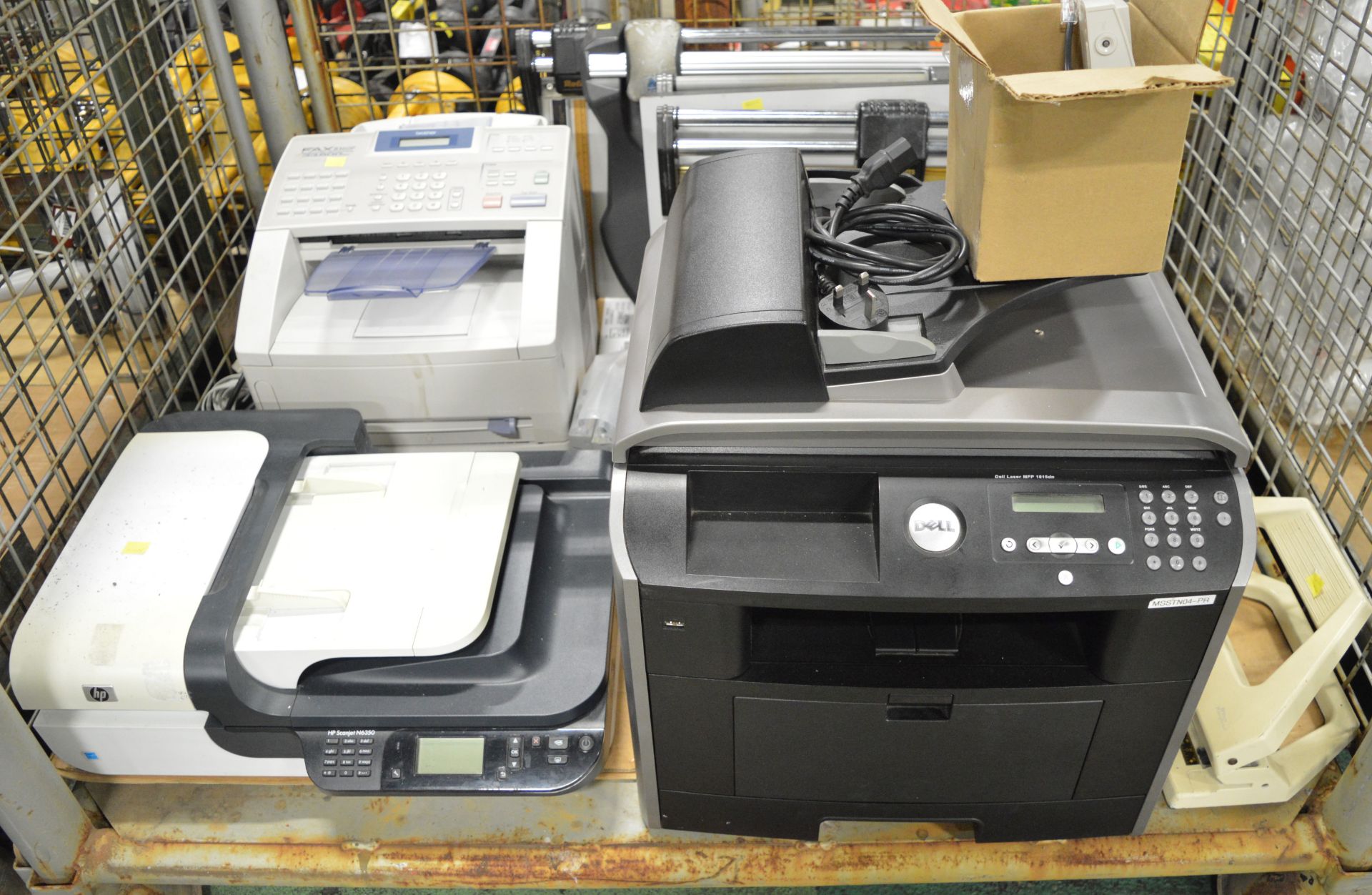 Dell Laser MFP 1815dn, Brother Fax 8360P, HP Scanjet N6350, Cutting Boards. - Image 2 of 2