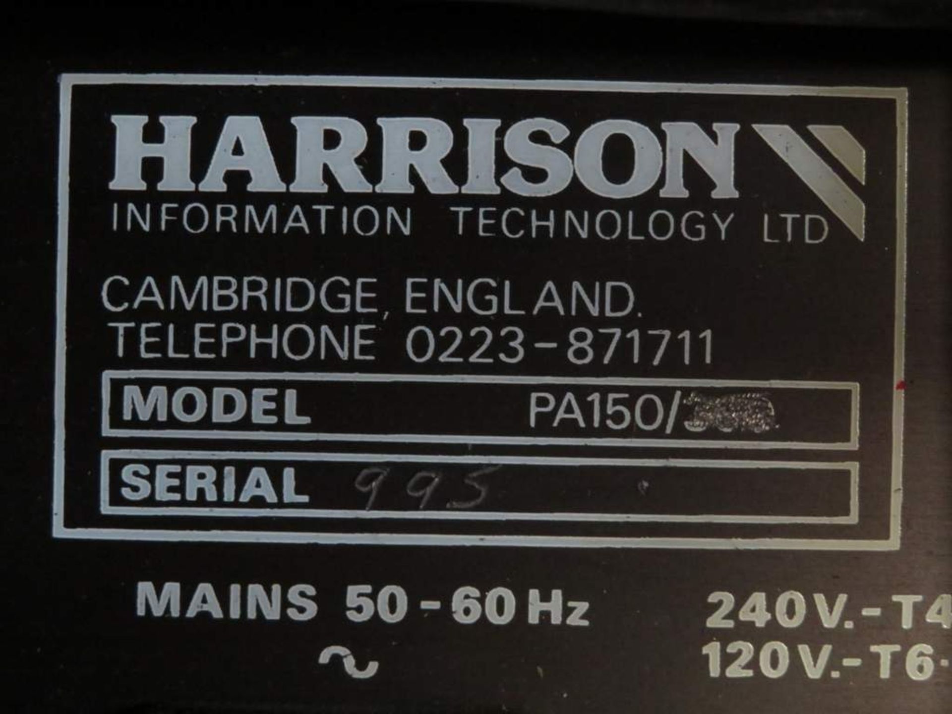 Harrison PA150 Mixer Amplifier - Image 7 of 7