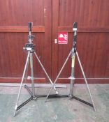 2x Manfrotto 087 wind up stands