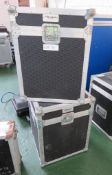 2x Trunk cases. Dimensions: 44.5x41x59cm